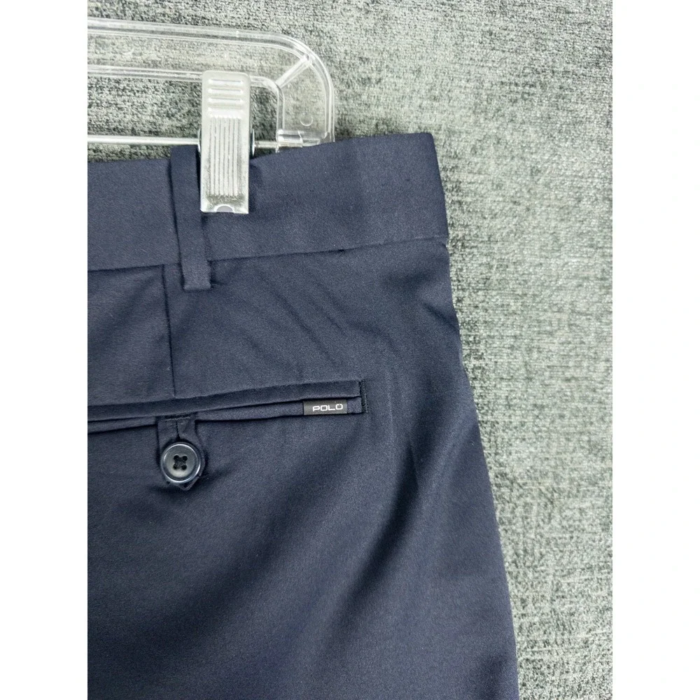 Polo Ralph‎ Lauren Performance Shorts Mens 36 Navy Blue Golf Chino Flat